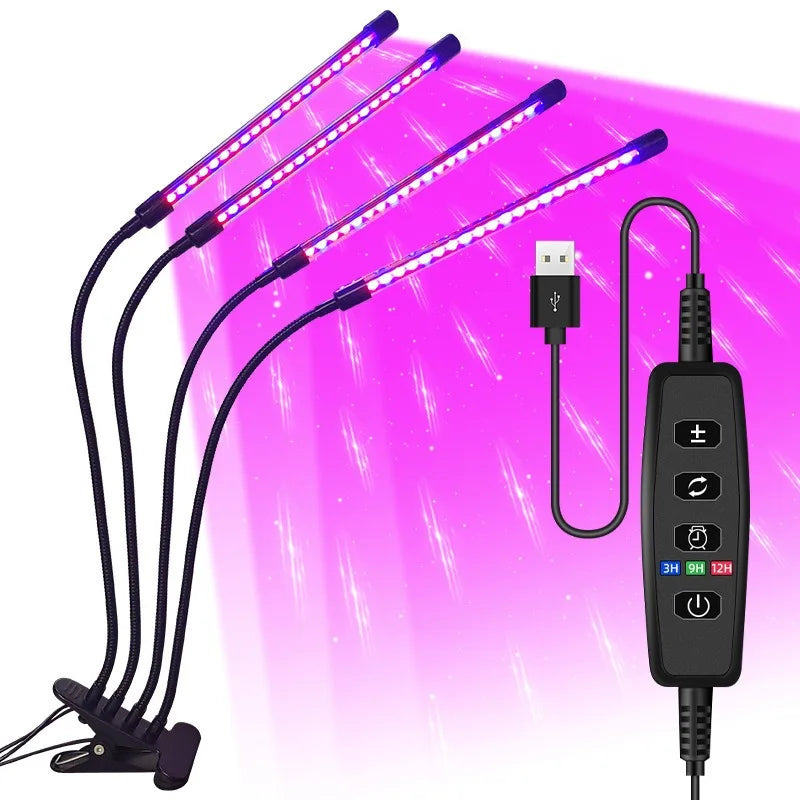 Lampe LED de Croissance USB 5 V, Spectre Complet Hydroponie