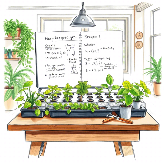 De la cuisine au kit hydroponique : fabriquez votre solution nutritive naturelle et devenez vraiment autonome.