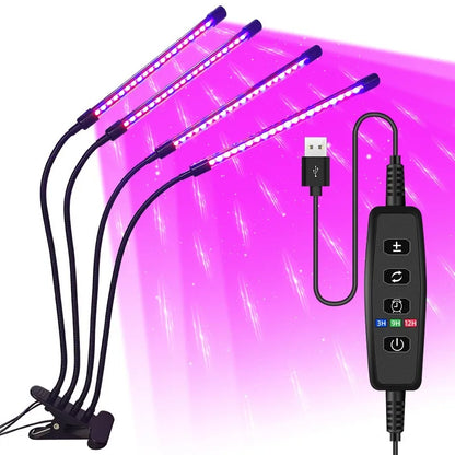 Lampe LED de Croissance USB 5 V, Spectre Complet Hydroponie